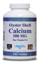 natural source of calcium made from oyster shell with vitamin D3
