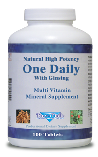 One Daily with Siberian Ginseng. A complete combination of vitamins and minerals