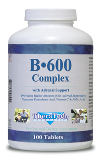 A high-potency source of 8 members of the B vitamin family with higher amounts of adrenal supporting nutrients panthotenic acid, folic acid and vitamin C 