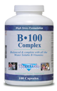 100mg B-vitamin complex and healthy nutrients